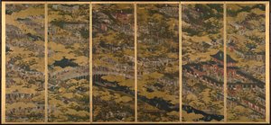 京都とその周辺の風景 作： Iwasa Matabei